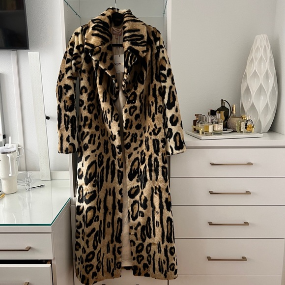 Show Me Your MuMu Miss Cindy Fur Coat XS - Picture 8 of 9